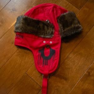 True Religion fur trapper hat